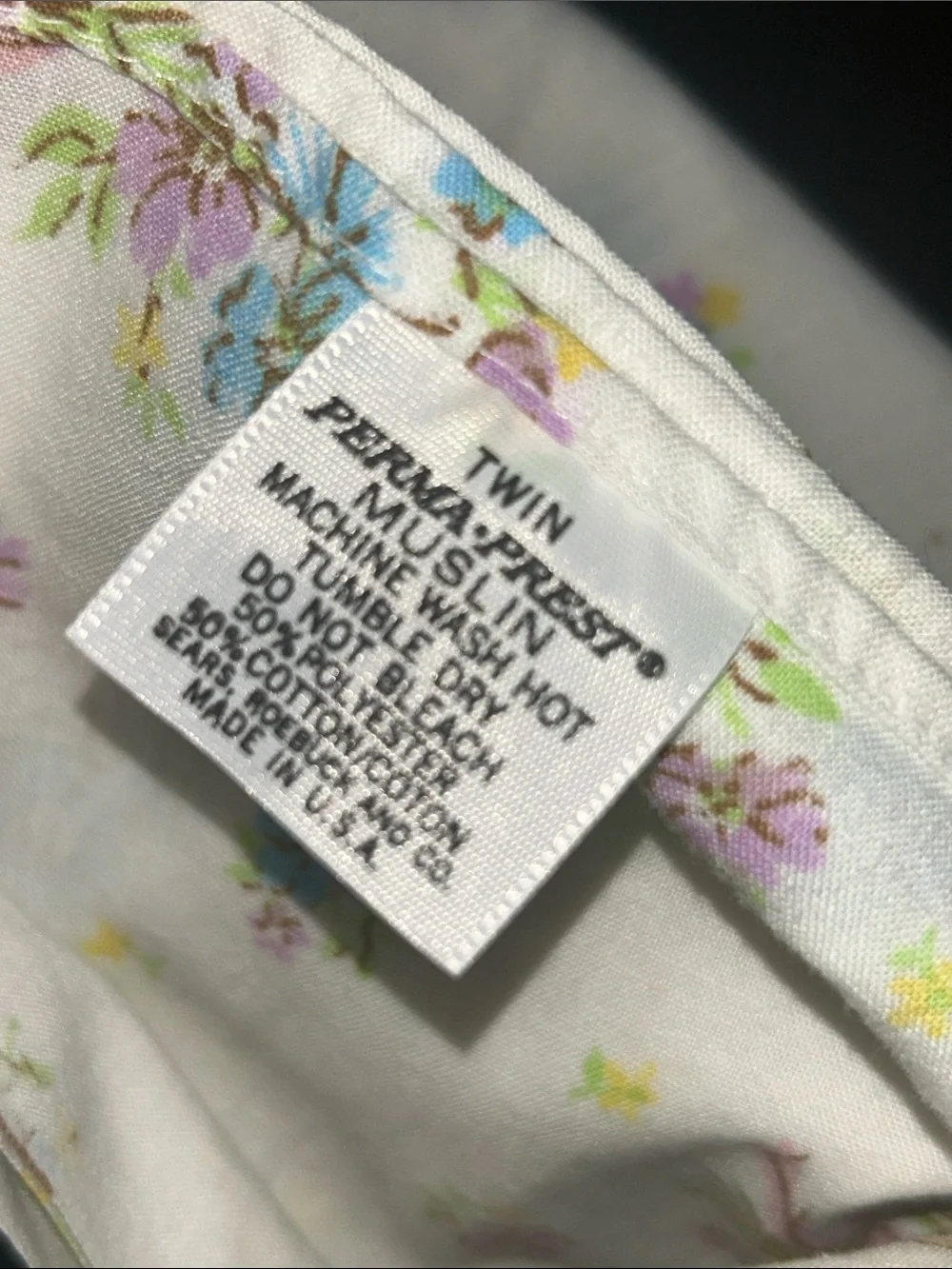 Vintage Holly Hobbie twin size sheet set